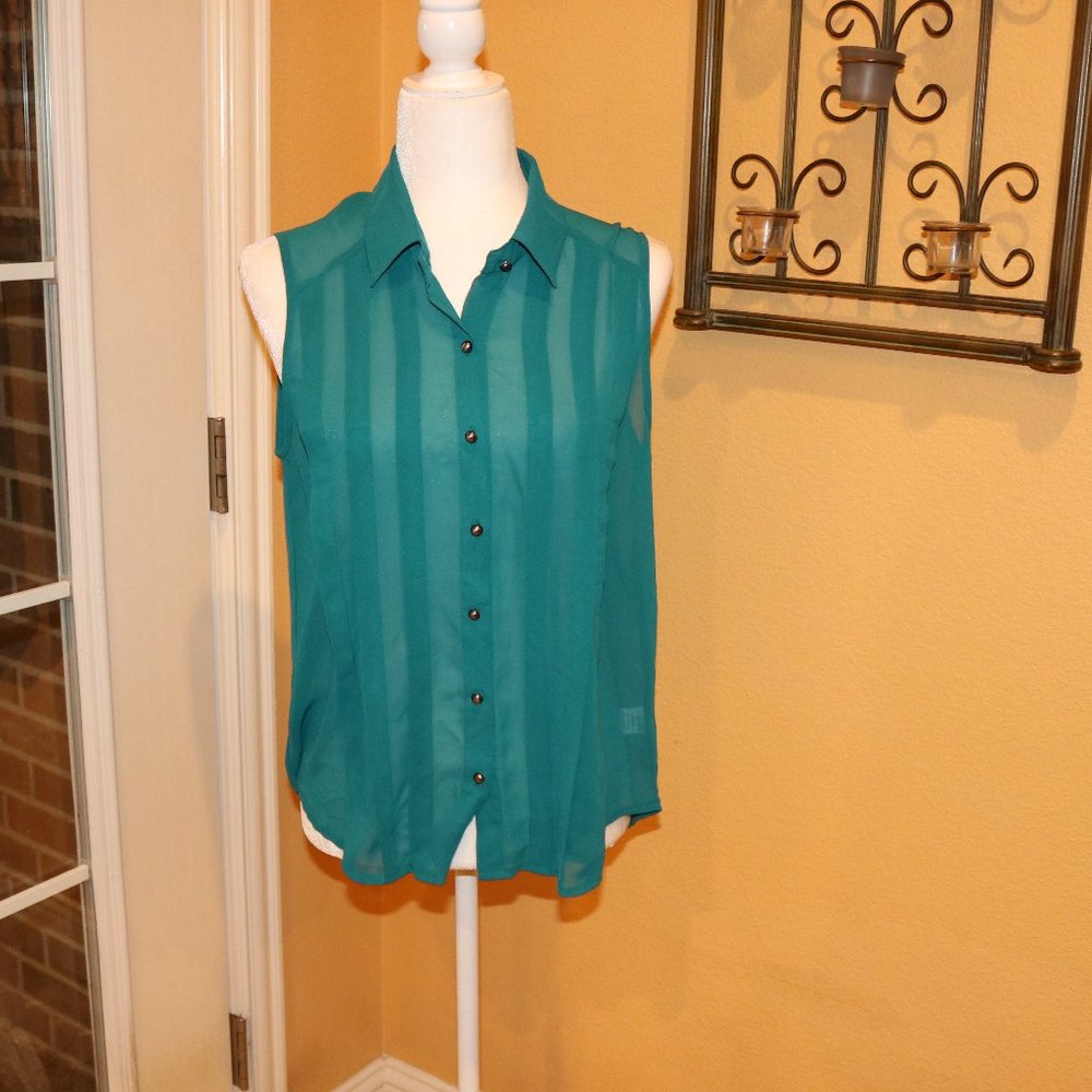Chocolate USA Sheer Blouse